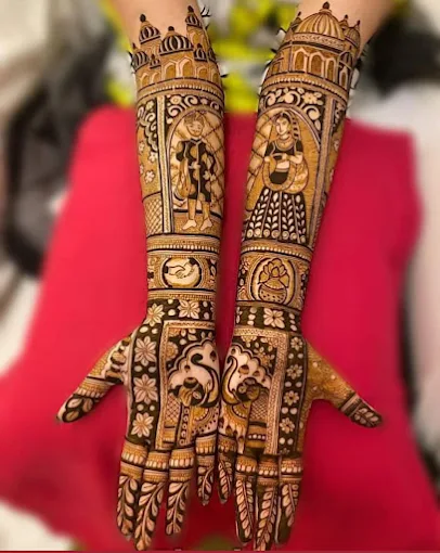 The Mehndi artist